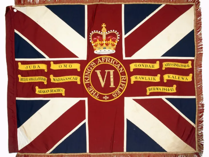Queen’s Colour of 6th Battalion The King’s African Rifles, c1958