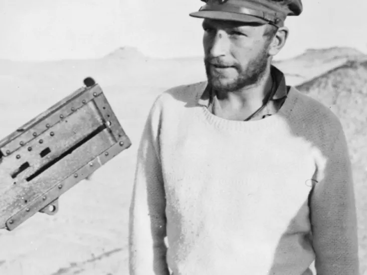 Lieutenant Colonel Robert 'Paddy' Mayne near Kabrit, Egypt, 1942