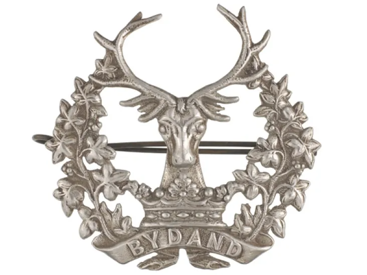 Other ranks' cap badge, The Gordon Highlanders, c1913
