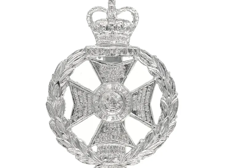 Other ranks’ cap badge, The Royal Green Jackets, 1973