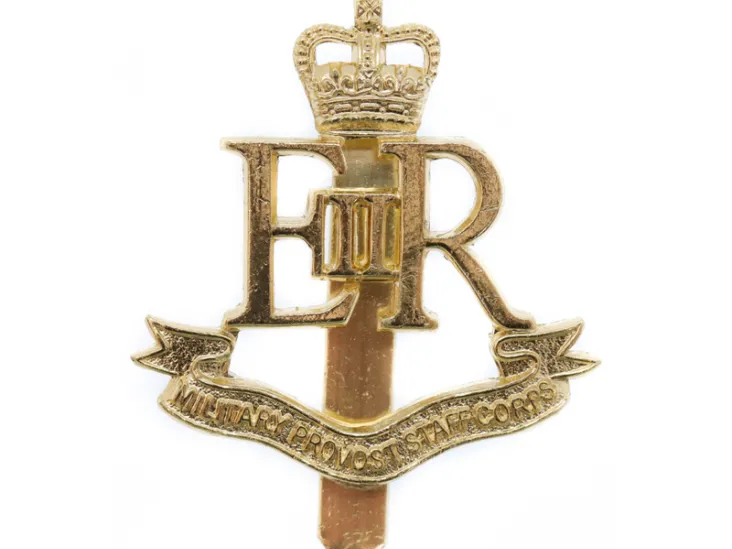 Cap badge, Military Provost Staff Corps, c1980