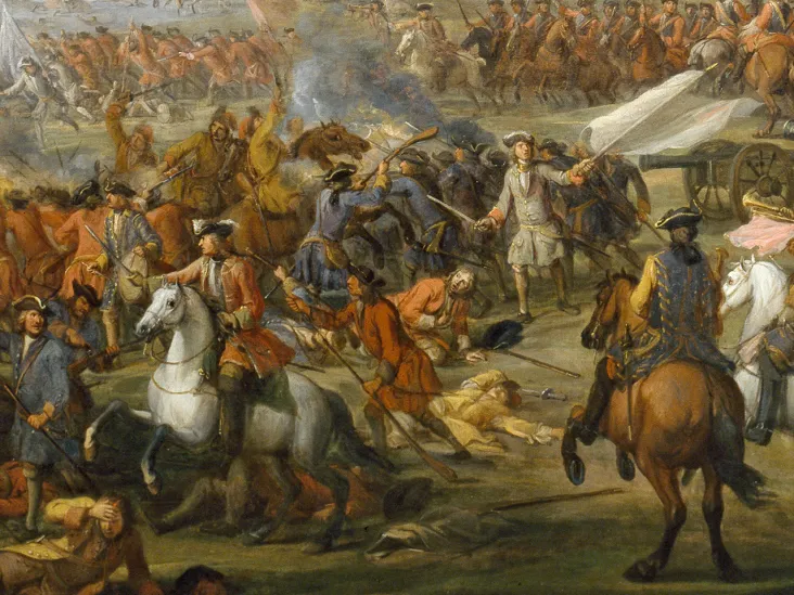 Detail from 'The Battle of Blenheim, 13 August 1704'